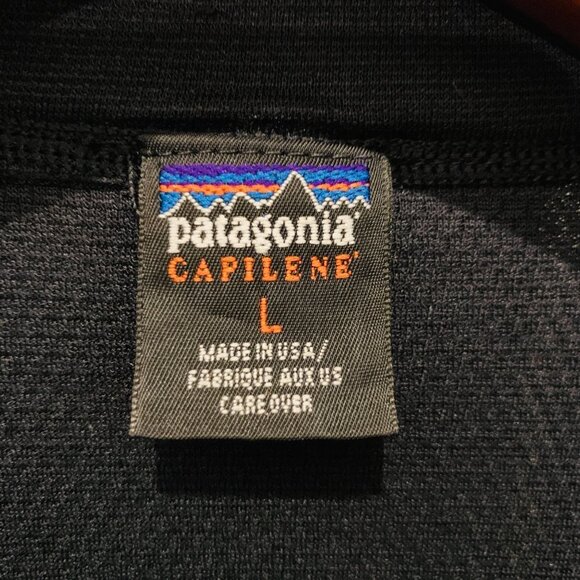 Men Vintage Patagonia Capilene Base Layer Half Zip Size Large - Picture 5 of 8